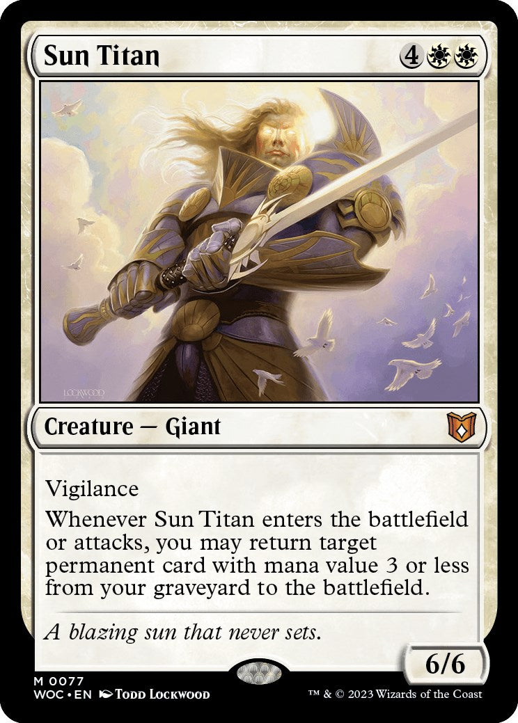 Sun Titan [Wilds of Eldraine Commander] | Sanctuary Gaming