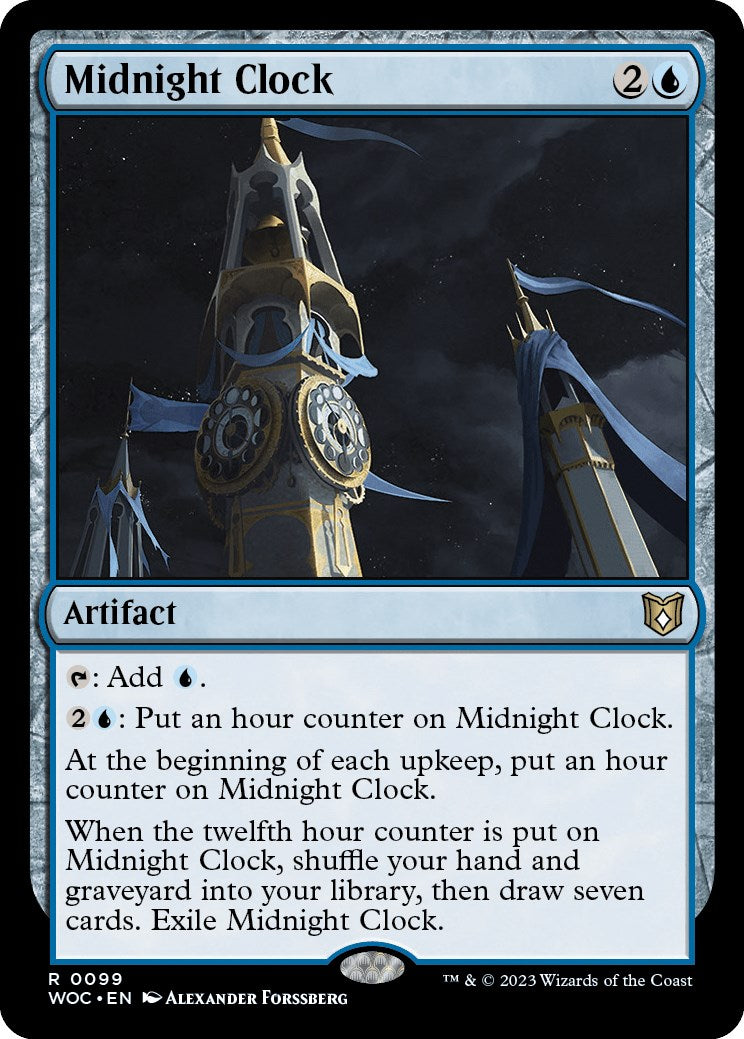Midnight Clock [Wilds of Eldraine Commander] | Sanctuary Gaming