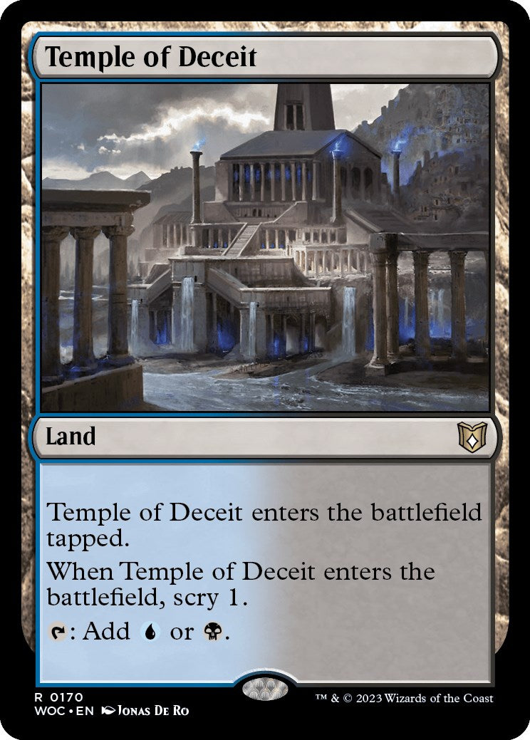 Temple of Deceit [Wilds of Eldraine Commander] | Sanctuary Gaming
