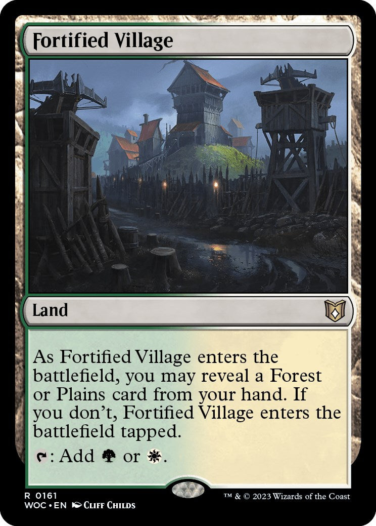 Fortified Village [Wilds of Eldraine Commander] | Sanctuary Gaming