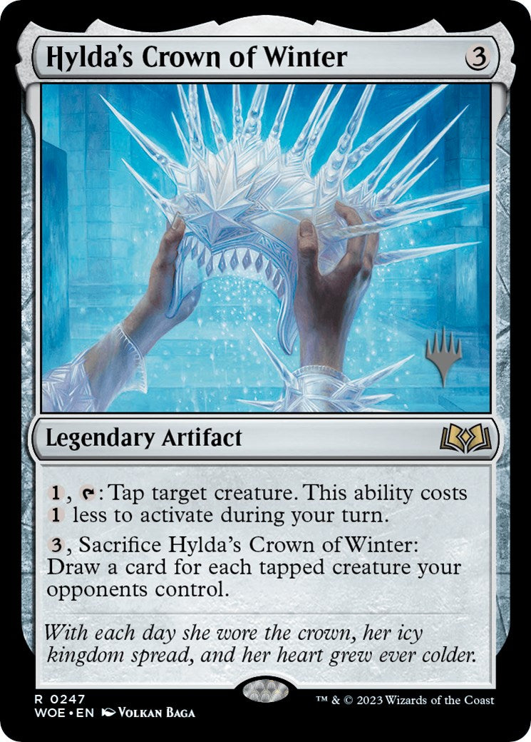 Hylda's Crown of Winter (Promo Pack) [Wilds of Eldraine Promos] | Sanctuary Gaming