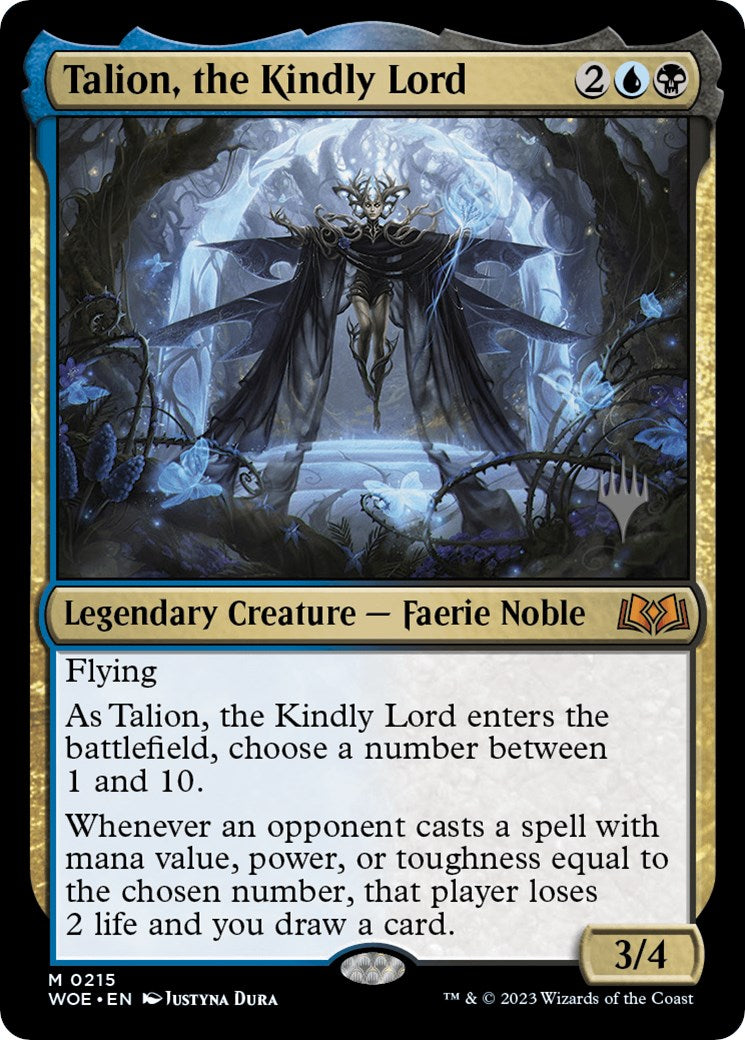 Talion, the Kindly Lord (Promo Pack) [Wilds of Eldraine Promos] | Sanctuary Gaming