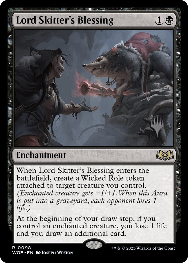 Lord Skitter's Blessing (Promo Pack) [Wilds of Eldraine Promos] | Sanctuary Gaming