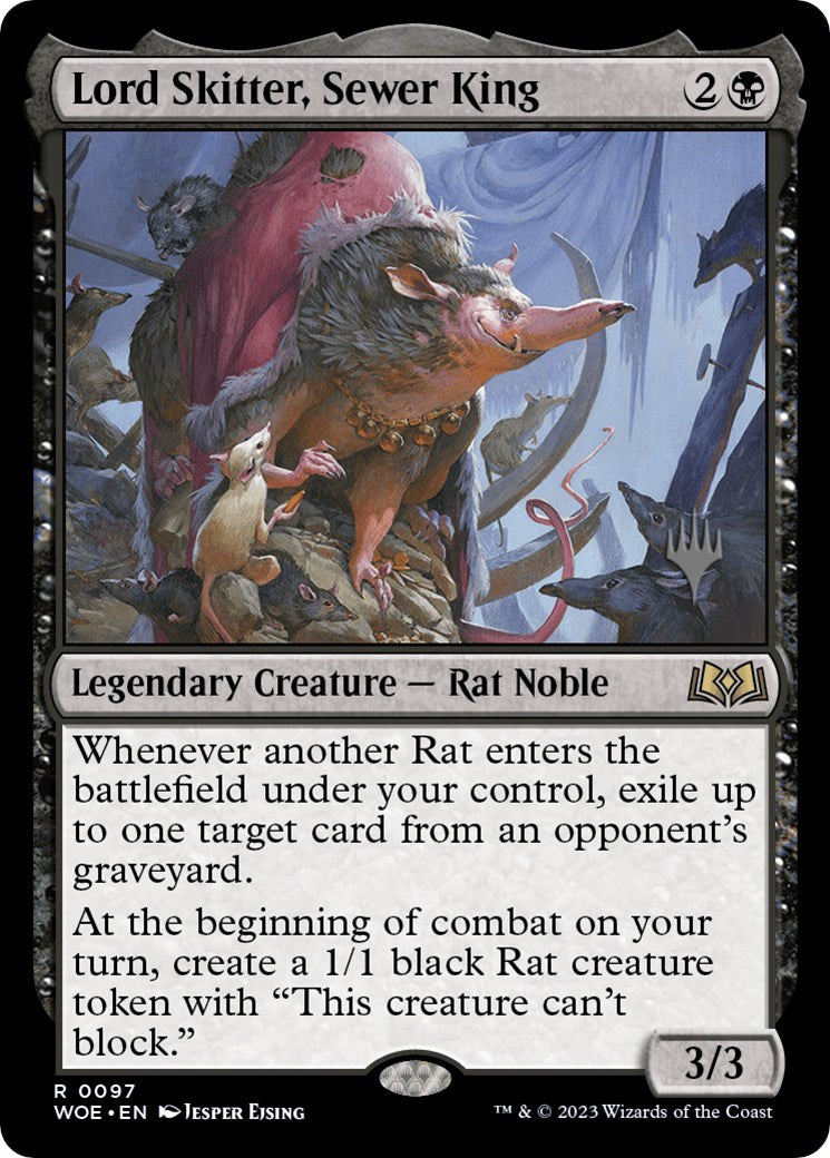 Lord Skitter, Sewer King (Promo Pack) [Wilds of Eldraine Promos] | Sanctuary Gaming