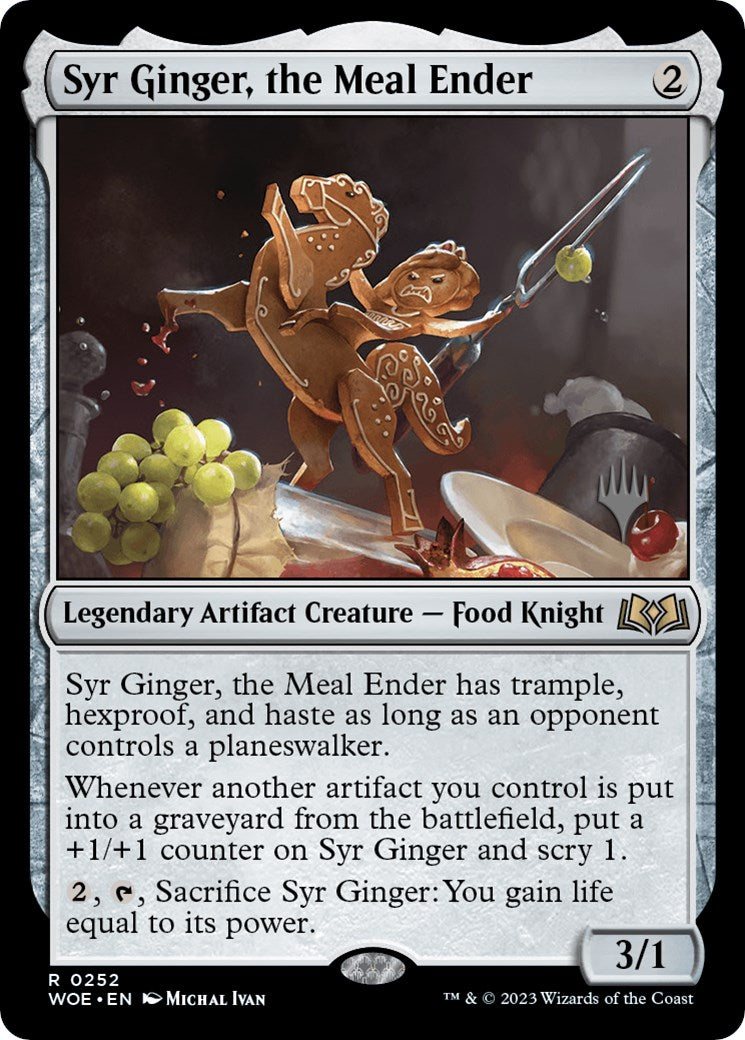 Syr Ginger, the Meal Ender (Promo Pack) [Wilds of Eldraine Promos] | Sanctuary Gaming