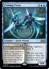 Twining Twins // Swift Spiral (Promo Pack) [Wilds of Eldraine Promos] | Sanctuary Gaming