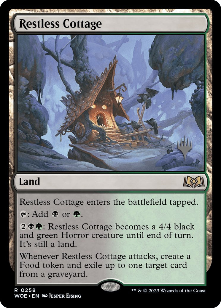 Restless Cottage (Promo Pack) [Wilds of Eldraine Promos] | Sanctuary Gaming