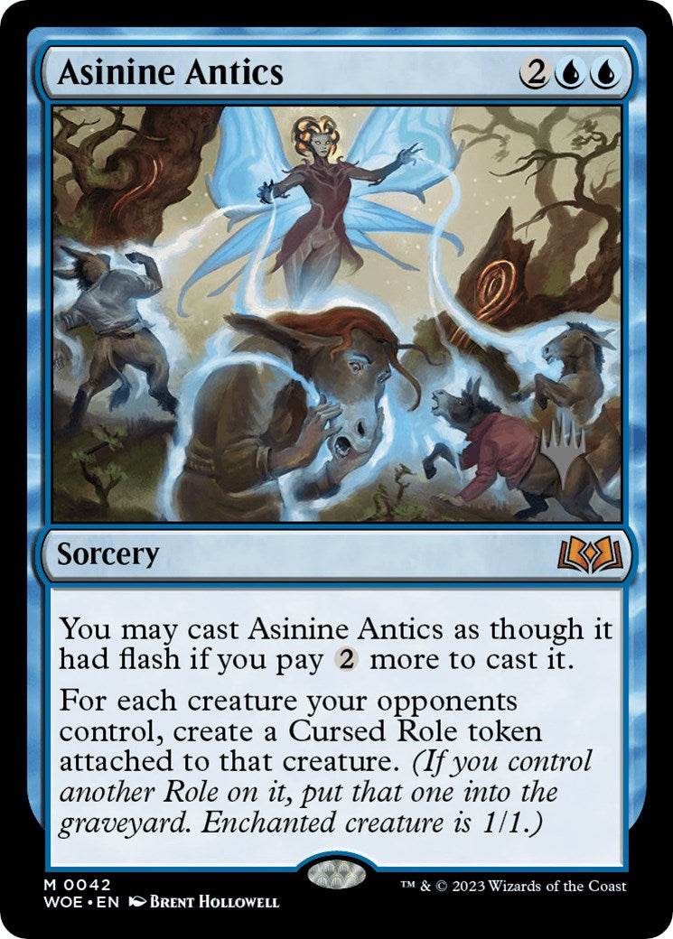 Asinine Antics (Promo Pack) [Wilds of Eldraine Promos] | Sanctuary Gaming