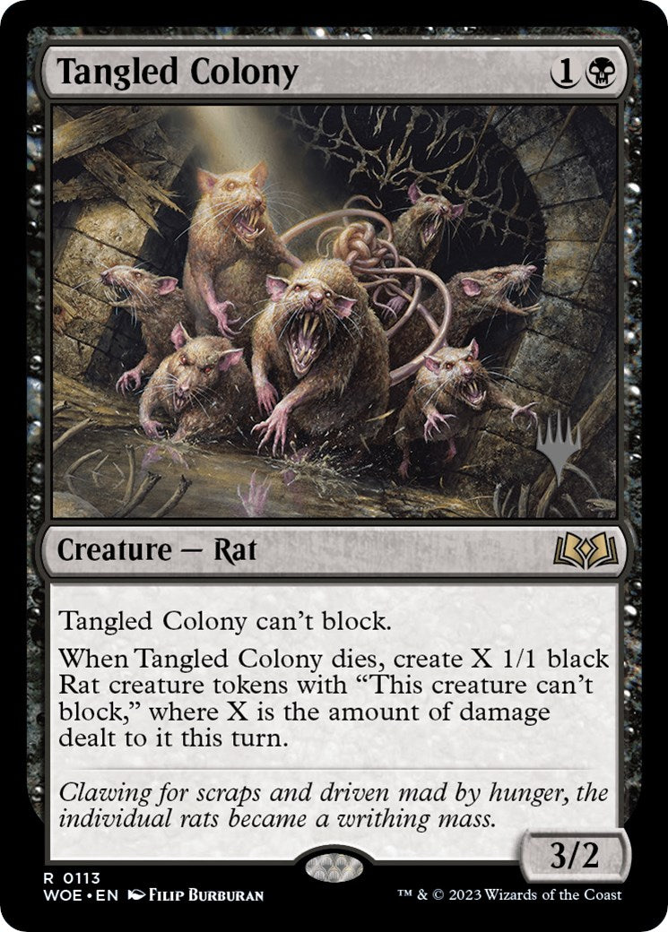 Tangled Colony (Promo Pack) [Wilds of Eldraine Promos] | Sanctuary Gaming