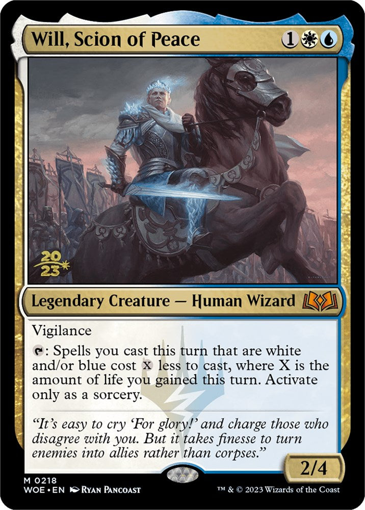 Will, Scion of Peace [Wilds of Eldraine Prerelease Promos] | Sanctuary Gaming