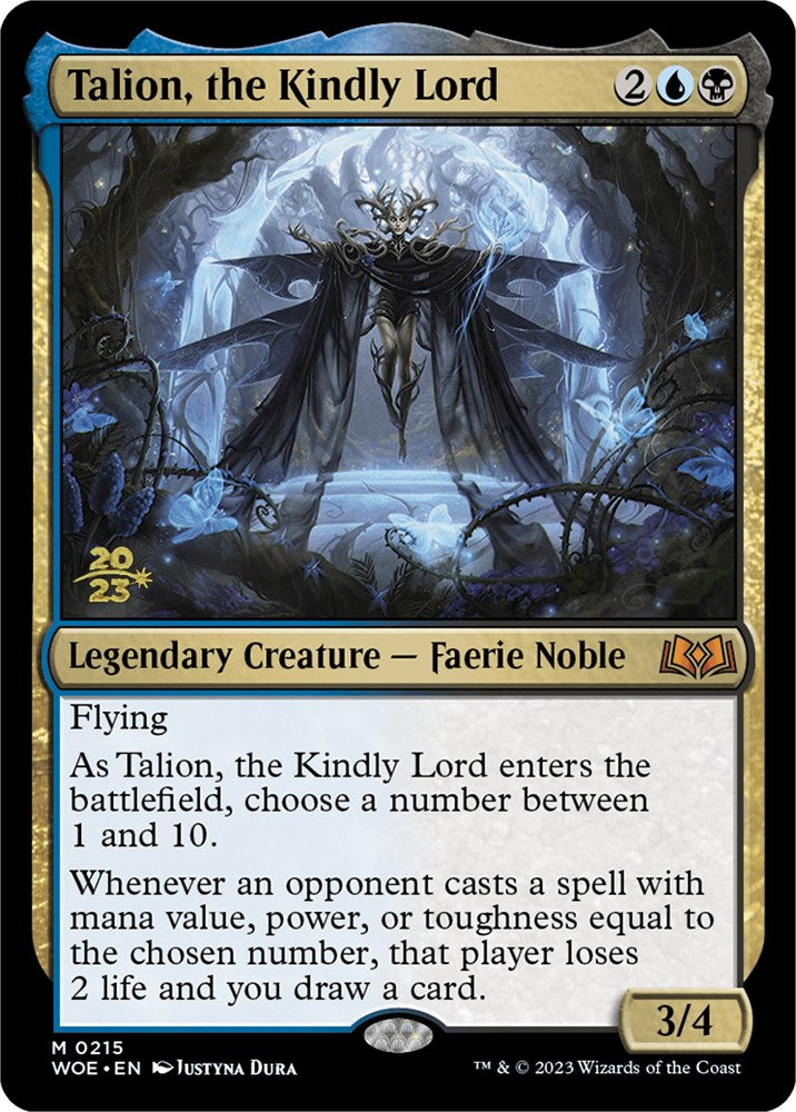 Talion, the Kindly Lord [Wilds of Eldraine Prerelease Promos] | Sanctuary Gaming