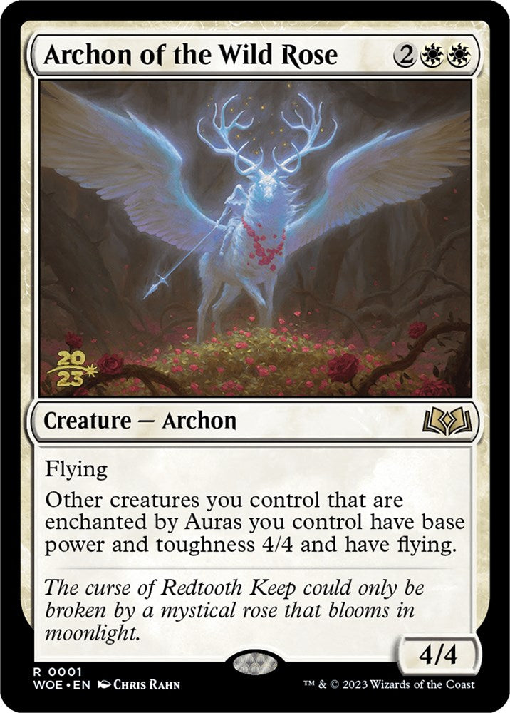 Archon of the Wild Rose [Wilds of Eldraine Prerelease Promos] | Sanctuary Gaming