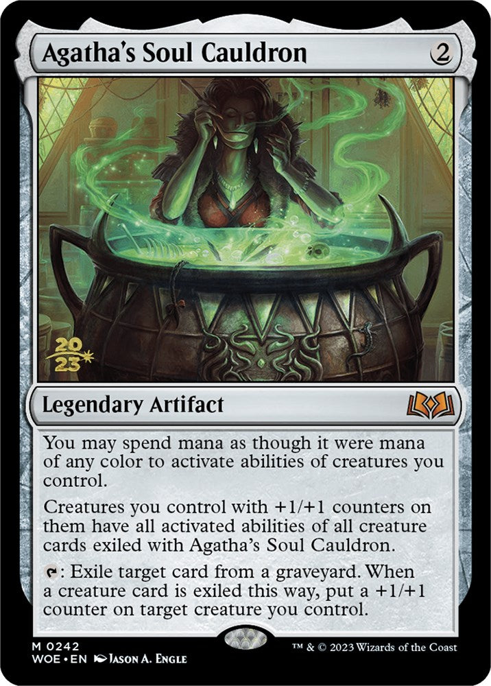 Agatha's Soul Cauldron [Wilds of Eldraine Prerelease Promos] | Sanctuary Gaming