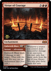 Virtue of Courage // Embereth Blaze [Wilds of Eldraine Prerelease Promos] | Sanctuary Gaming