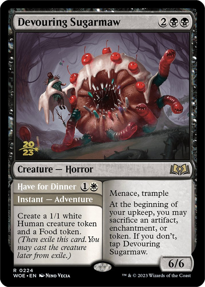 Devouring Sugarmaw // Have for Dinner [Wilds of Eldraine Prerelease Promos] | Sanctuary Gaming