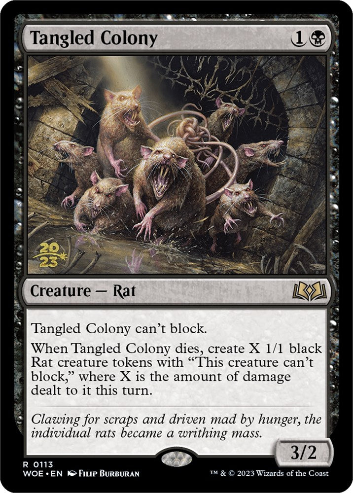 Tangled Colony [Wilds of Eldraine Prerelease Promos] | Sanctuary Gaming