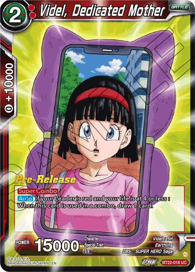 Videl, Dedicated Mother (BT22-018) [Critical Blow Prerelease Promos] | Sanctuary Gaming
