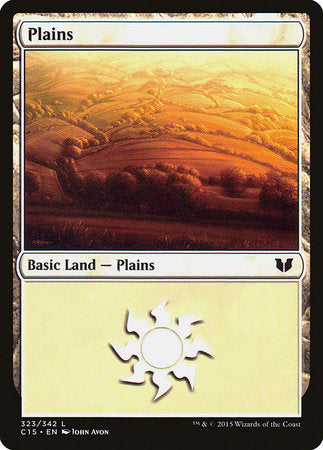 Plains (323) [Commander 2015] | Sanctuary Gaming