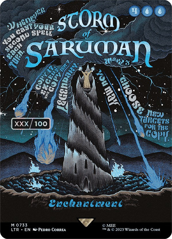 Storm of Saruman (Borderless Poster) (Serialized) [The Lord of the Rings: Tales of Middle-Earth] | Sanctuary Gaming