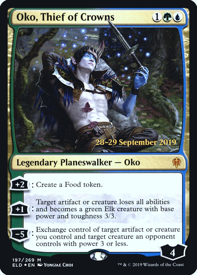 Oko, Thief of Crowns  [Throne of Eldraine Prerelease Promos] | Sanctuary Gaming