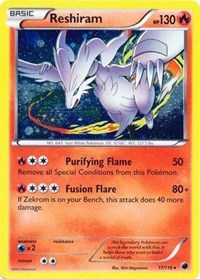 Reshiram (17/116) (Cosmos Holo) [Black & White: Plasma Freeze] | Sanctuary Gaming