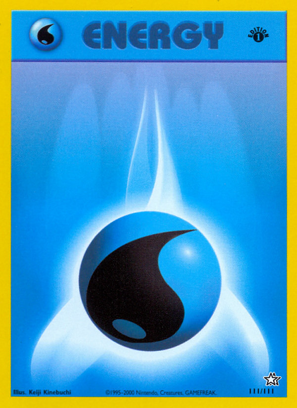 Water Energy (111/111) [Neo Genesis 1st Edition] | Sanctuary Gaming