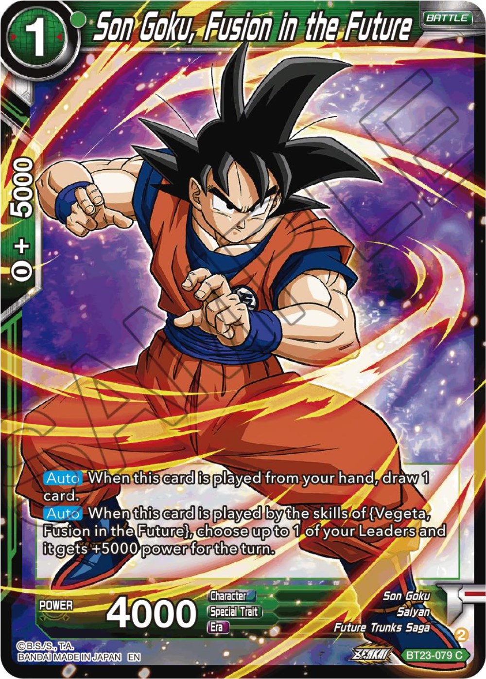 Son Goku, Fusion in the Future (BT23-079) [Perfect Combination] | Sanctuary Gaming
