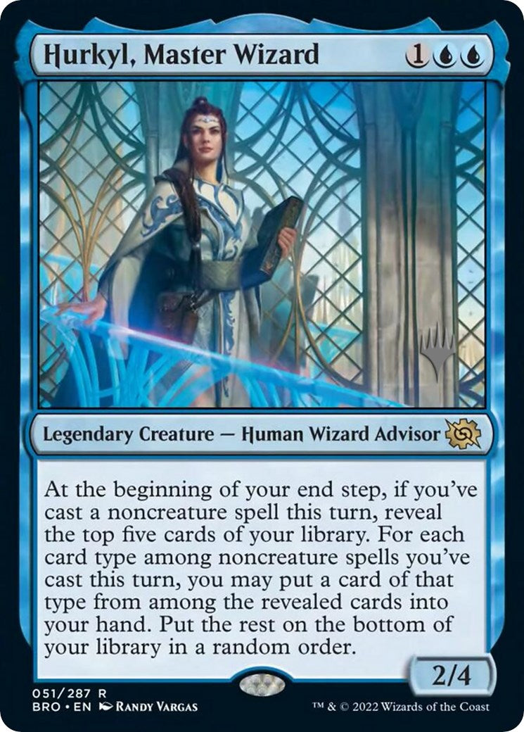 Hurkyl, Master Wizard (Promo Pack) [The Brothers' War Promos] | Sanctuary Gaming
