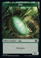 Egg // Knight Double-sided Token [Double Masters 2022 Tokens] | Sanctuary Gaming
