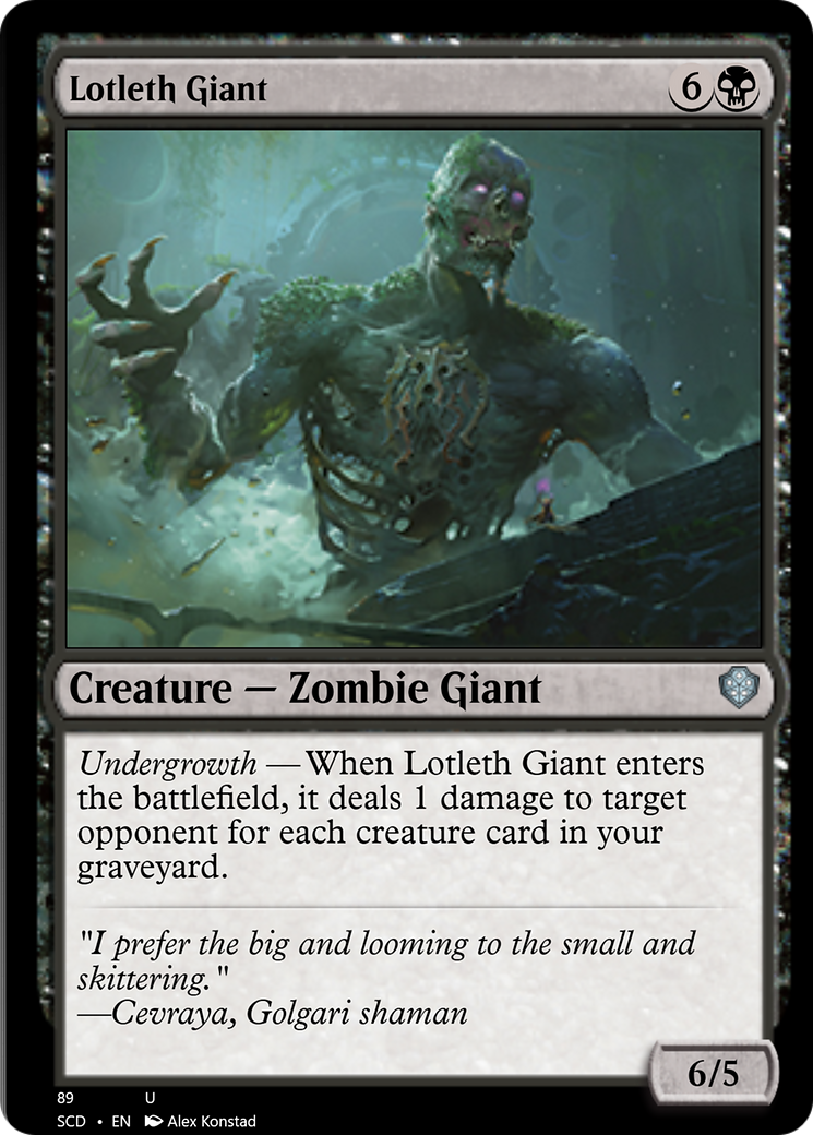 Lotleth Giant [Starter Commander Decks] | Sanctuary Gaming