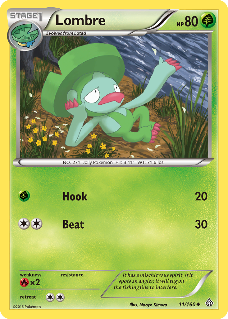 Lombre (11/160) [XY: Primal Clash] | Sanctuary Gaming