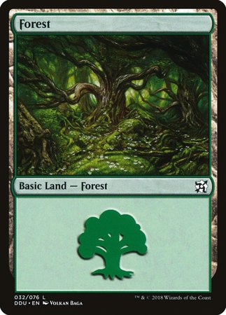 Forest (32) [Duel Decks: Elves vs. Inventors] | Sanctuary Gaming