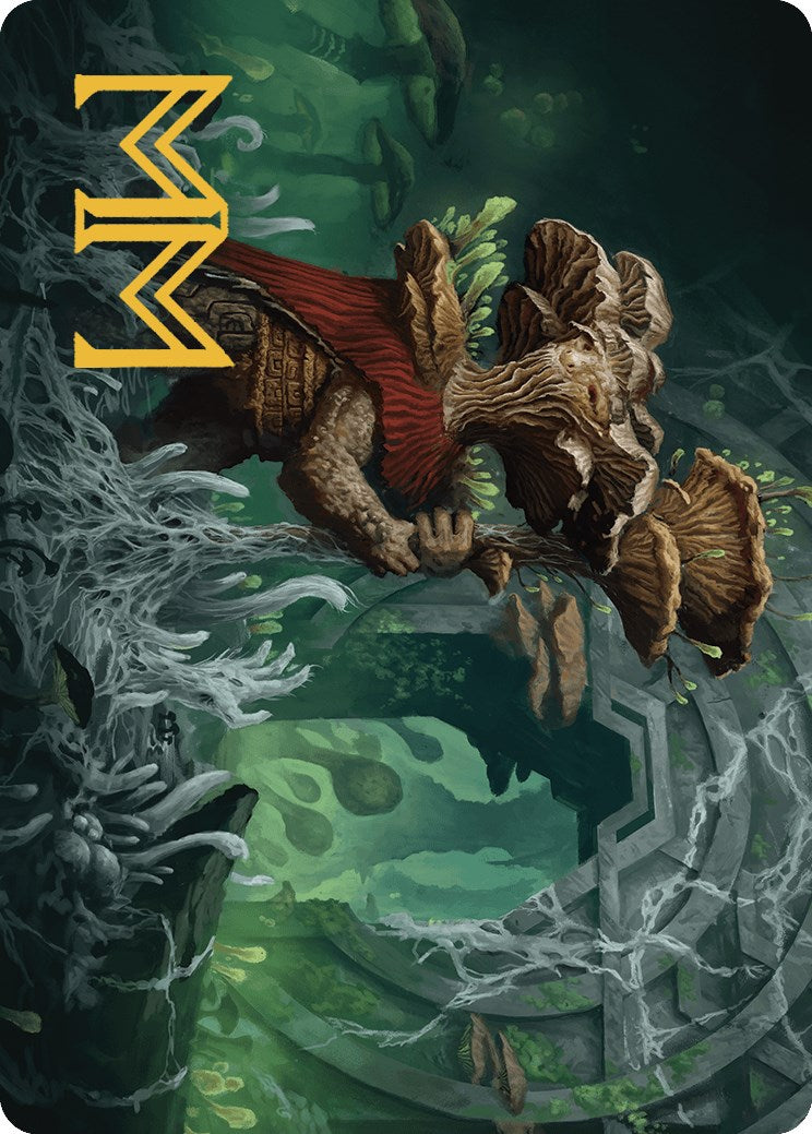 Tendril of the Mycotyrant Art Card (Gold-Stamped Signature) [The Lost Caverns of Ixalan Art Series] | Sanctuary Gaming