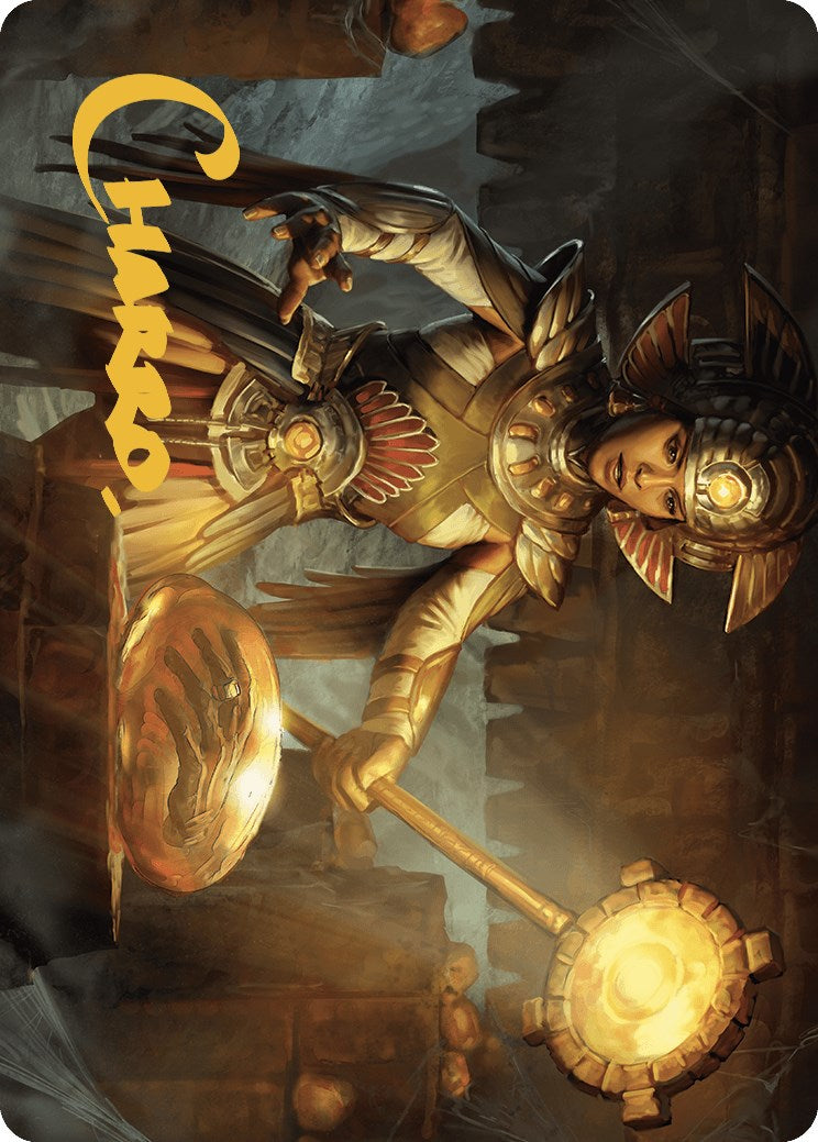 Curator of Sun's Creation Art Card (Gold-Stamped Signature) [The Lost Caverns of Ixalan Art Series] | Sanctuary Gaming