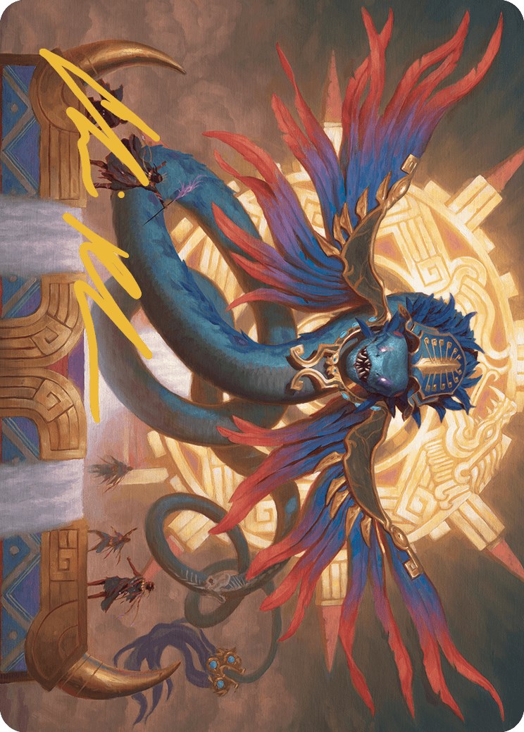 Ojer Pakpatiq, Deepest Epoch Art Card (13/81) (Gold-Stamped Signature) [The Lost Caverns of Ixalan Art Series] | Sanctuary Gaming