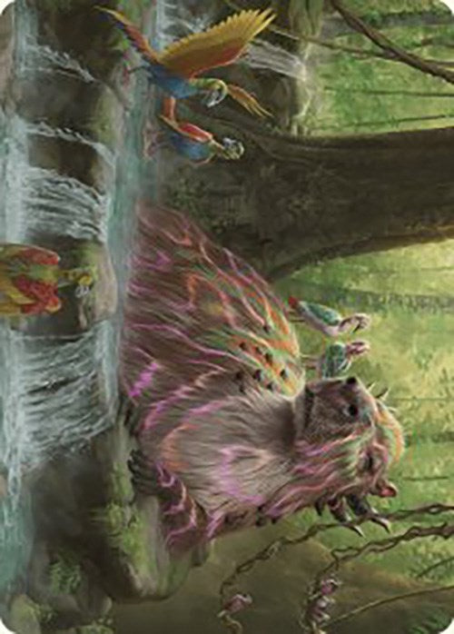 Basking Capybara Art Card [The Lost Caverns of Ixalan Art Series] | Sanctuary Gaming