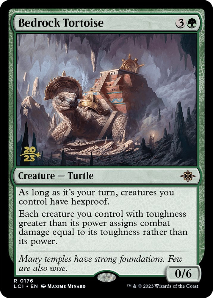 Bedrock Tortoise [The Lost Caverns of Ixalan Prerelease Cards] | Sanctuary Gaming