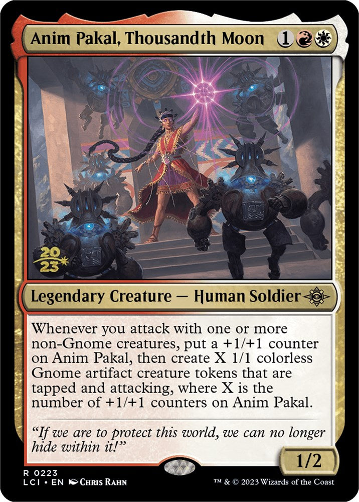 Anim Pakal, Thousandth Moon [The Lost Caverns of Ixalan Prerelease Cards] | Sanctuary Gaming