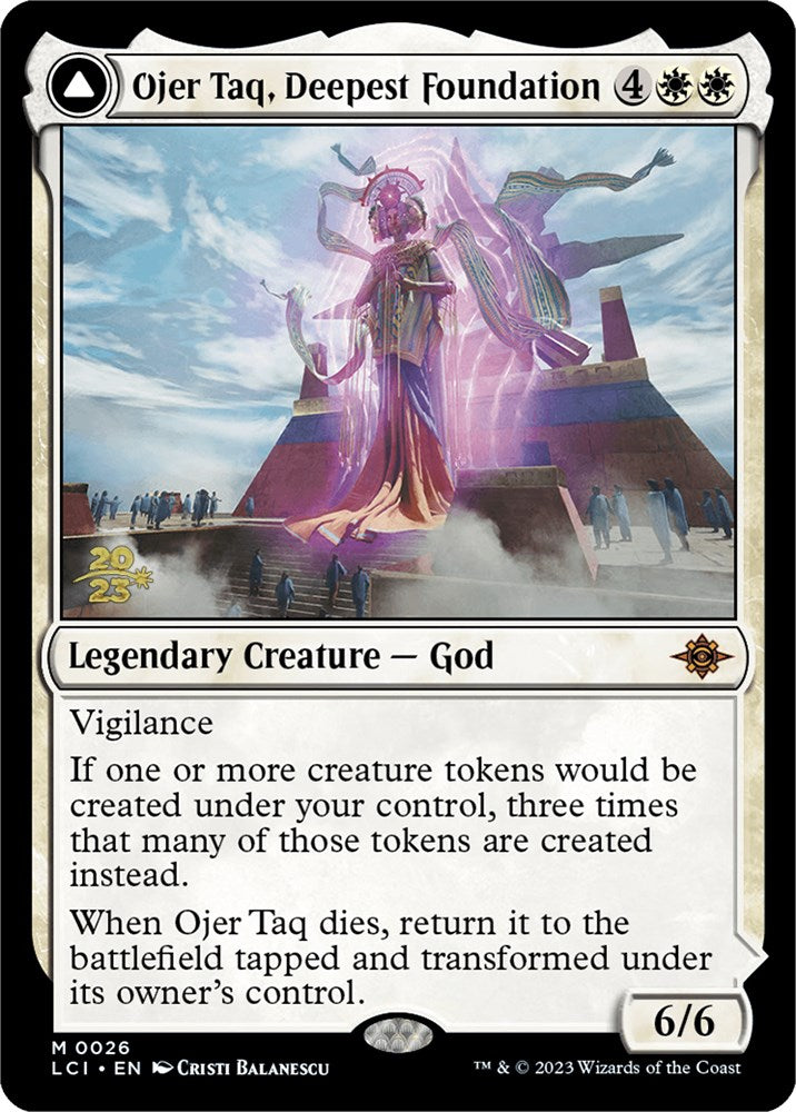 Ojer Taq, Deepest Foundation // Temple of Civilization [The Lost Caverns of Ixalan Prerelease Cards] | Sanctuary Gaming