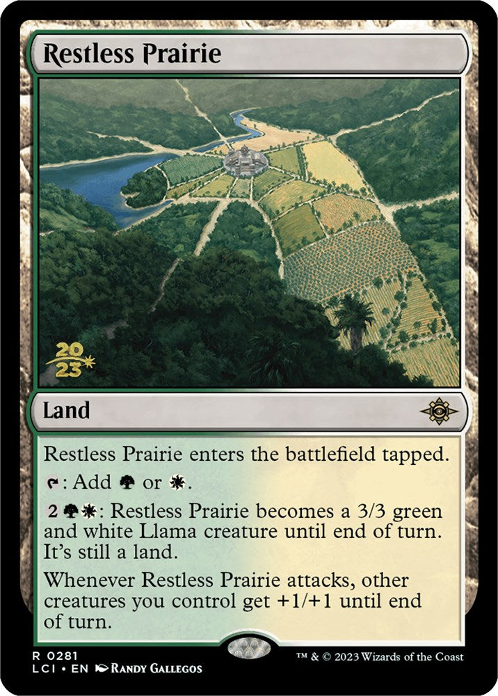 Restless Prairie [The Lost Caverns of Ixalan Prerelease Cards] | Sanctuary Gaming