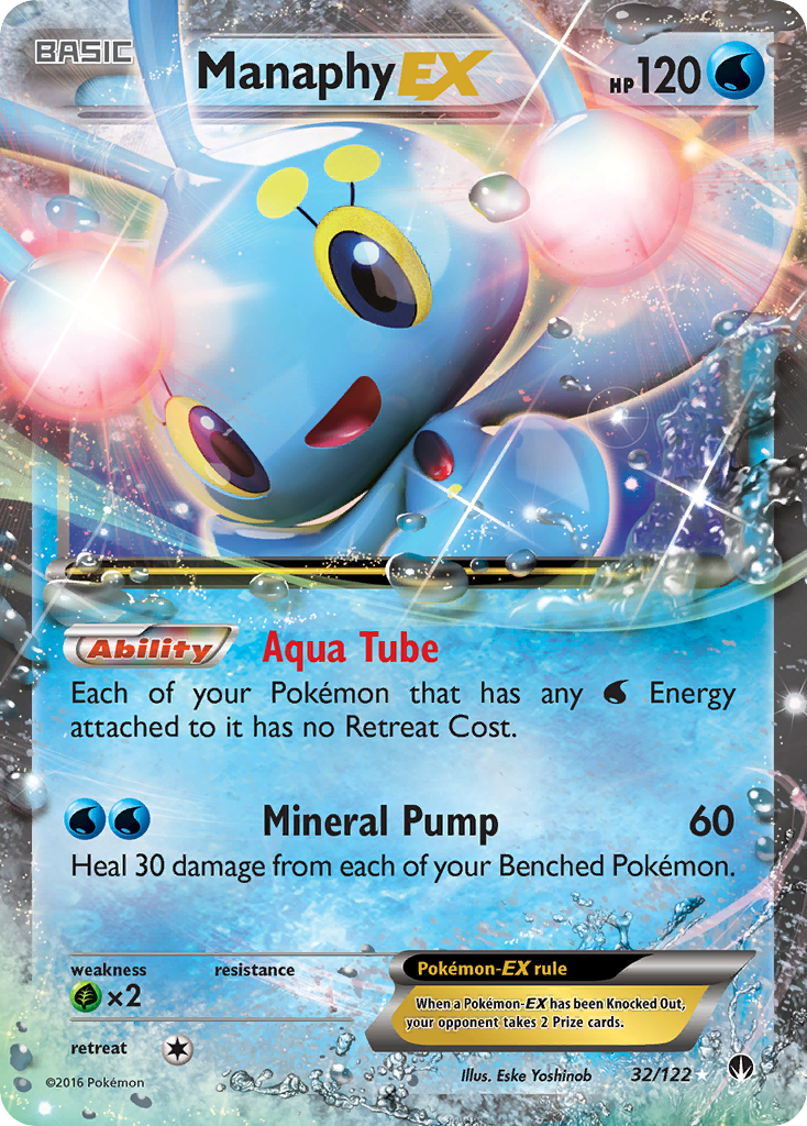 Manaphy EX (32/122) [XY: BREAKpoint] | Sanctuary Gaming