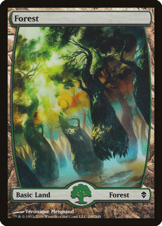 Forest (248) - Full Art [Zendikar] | Sanctuary Gaming