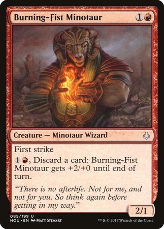 Burning-Fist Minotaur [Hour of Devastation] | Sanctuary Gaming
