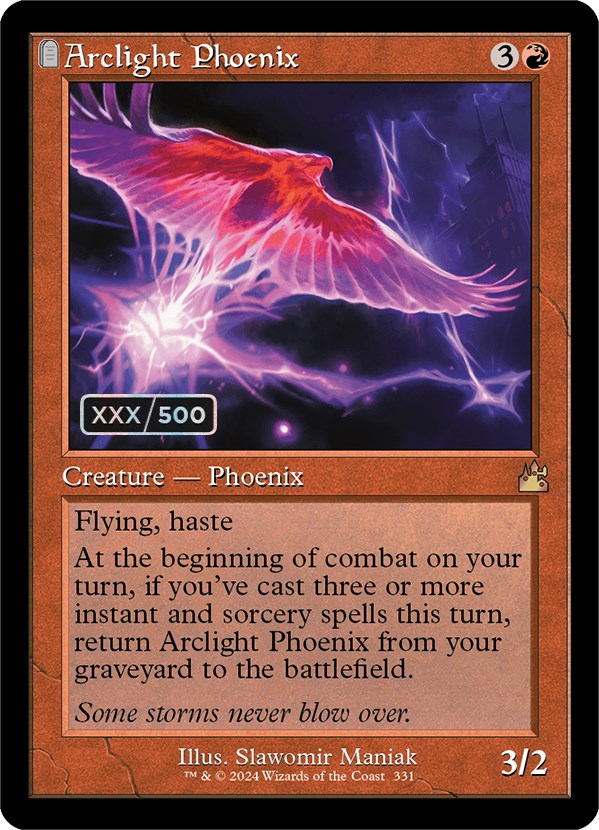 Arclight Phoenix (Retro) (Serialized) [Ravnica Remastered] | Sanctuary Gaming