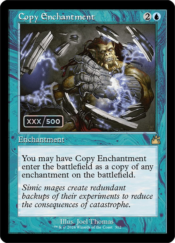 Copy Enchantment (Retro) (Serialized) [Ravnica Remastered] | Sanctuary Gaming