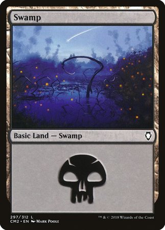 Swamp (297) [Commander Anthology Volume II] | Sanctuary Gaming