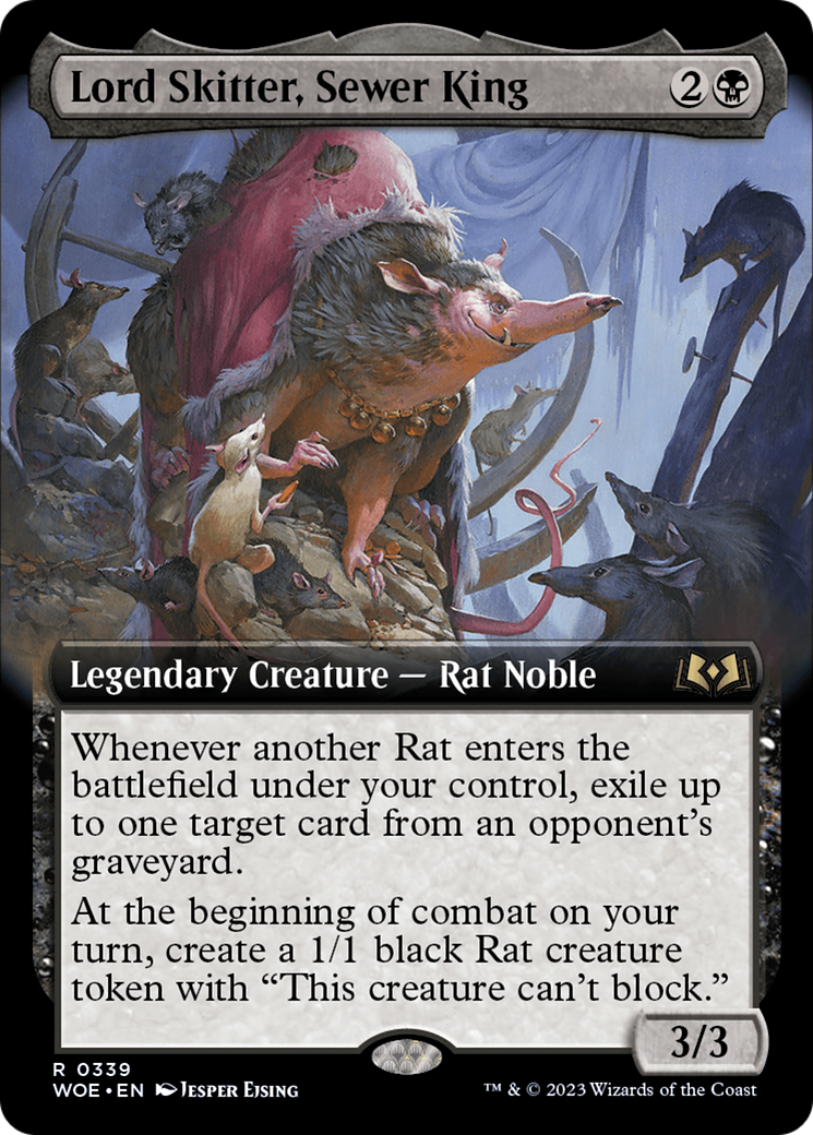 Lord Skitter, Sewer King (Extended Art) [Wilds of Eldraine] | Sanctuary Gaming