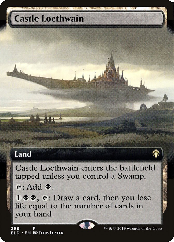 Castle Locthwain (Extended Art) [Throne of Eldraine] | Sanctuary Gaming