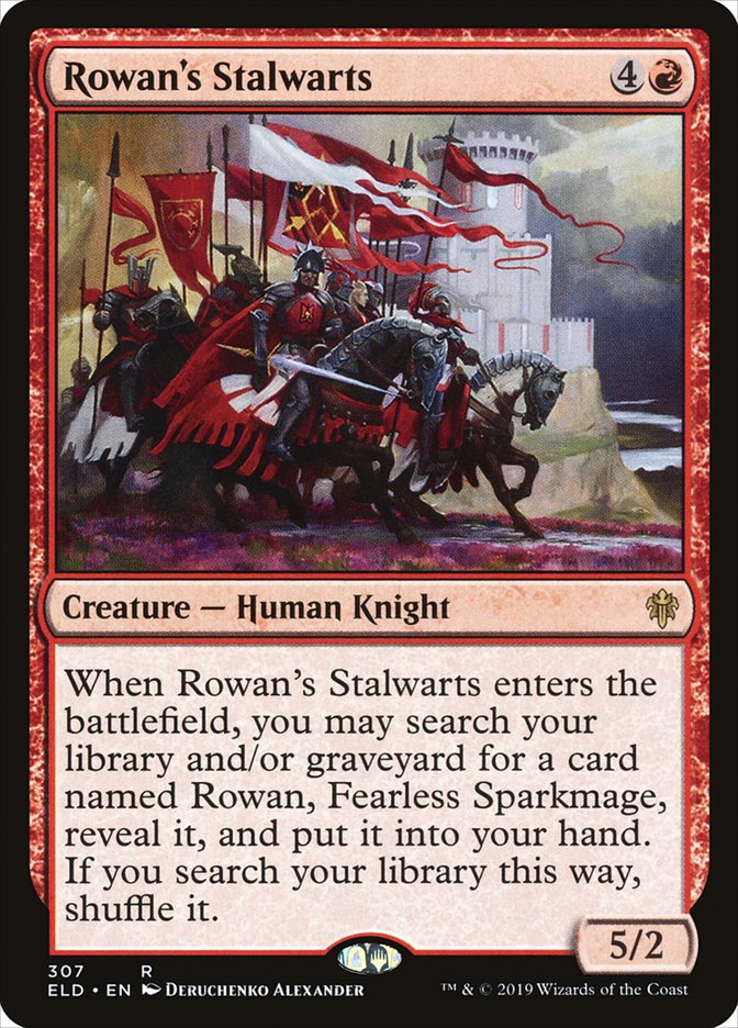 Rowan's Stalwarts [Throne of Eldraine] | Sanctuary Gaming