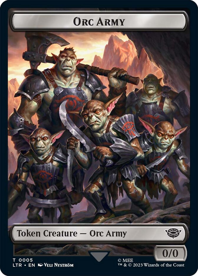 Orc Army Token (05) [The Lord of the Rings: Tales of Middle-Earth Tokens] | Sanctuary Gaming